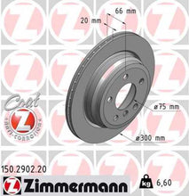 Load image into Gallery viewer, Zimmermann Coated Brake Disc 2902 fits 2013-2020 BMW 320I / 320I xDrive / 328D xDrive / 328I / 328I GT xDrive / 328I xDrive / 330E / 330I