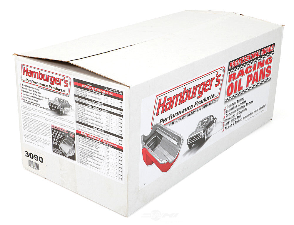 Hamburger's Performance ECONO-SERIES Oil Pan; or Later- Road Racing; 7 Qts.; WET Sump 3090 fits 1979 Ford 351W