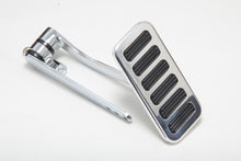 Load image into Gallery viewer, Trans-Dapt Performance Firewall mount Gas Pedal w/ Inserts; 4-1/4 x 2 in.- Pol. Aluminum with Steel Arm 8956