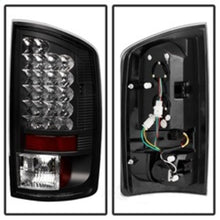 Load image into Gallery viewer, Spyder Auto (Spyder) LED Tail Lights - Black 5002556 fits 2003-2006 Dodge Ram 2500 / 2003-2006 Dodge Ram 3500