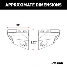 Load image into Gallery viewer, ARIES TrailChaser Aluminum Rear Bumper Corners 2081221 fits Jeep Wrangler