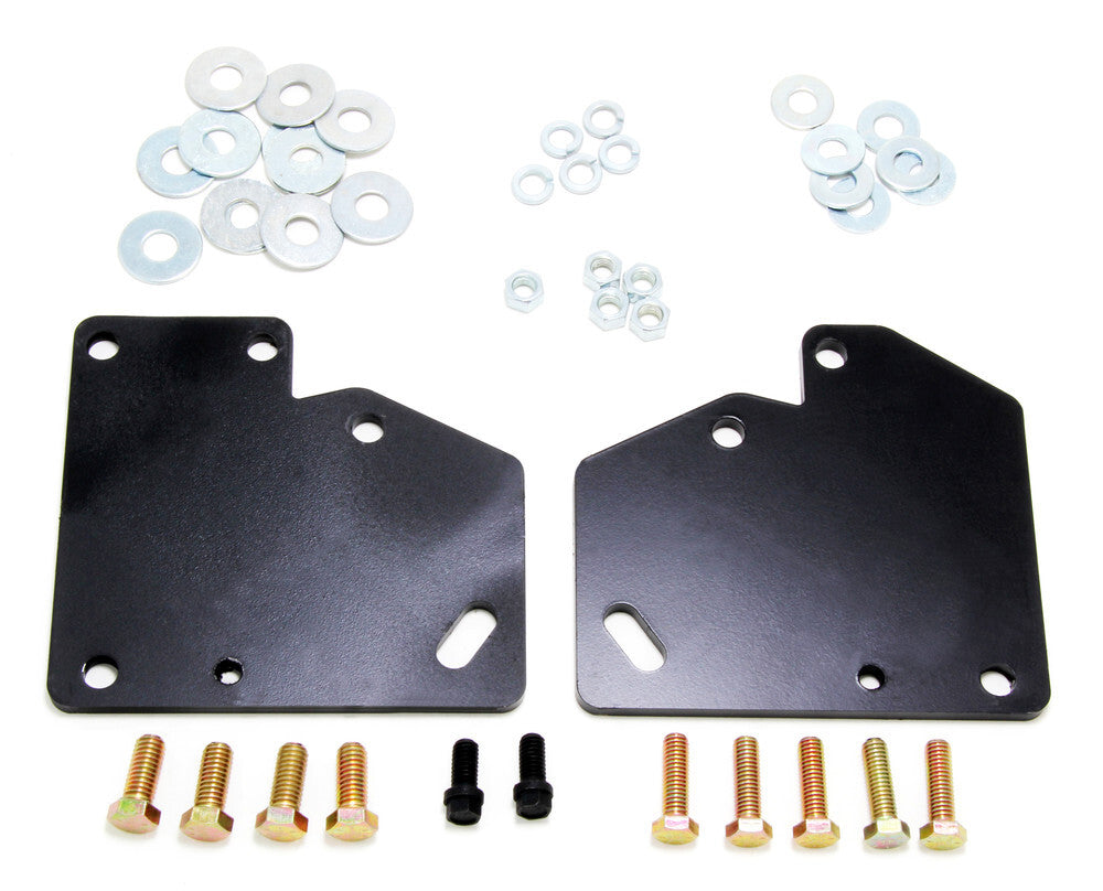 Trans-Dapt Performance Motor Mount Plates Only fits Chevrolet S10 / GMC S15 2WD / TH350 / Chevrolet 283-350 / LT1