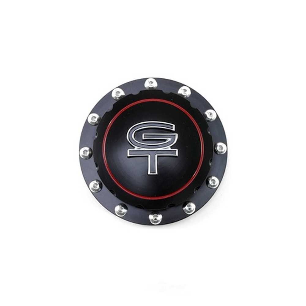Scott Drake Billet Fuel Cap (Black, Emblem) B-9030-GT-BK fits 1964-1973 Ford Mustang