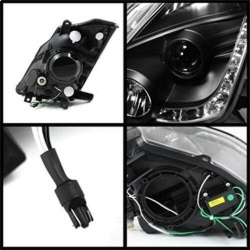 Spyder Auto (Spyder Signature) Projector Headlights - DRL - Black 5064738 fits 2003-2005 Nissan 350Z
