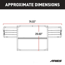 Load image into Gallery viewer, ARIES Black Steel Grille Guard 5041 fits 1997-2004 Dodge Dakota, DURANGO