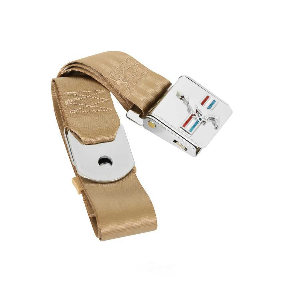 Scott Drake Seat Belt Set with Emblem SB-PR-H fits 1964-1973 Ford Mustang