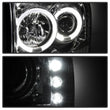 Load image into Gallery viewer, Spyder Auto (Spyder Signature) 1PC Projector Headlights - Version 2 - LED Halo - Chrome 5010360 fits 2000-2004 Ford Excursion / 1999-2004 Ford F-250 Super Duty