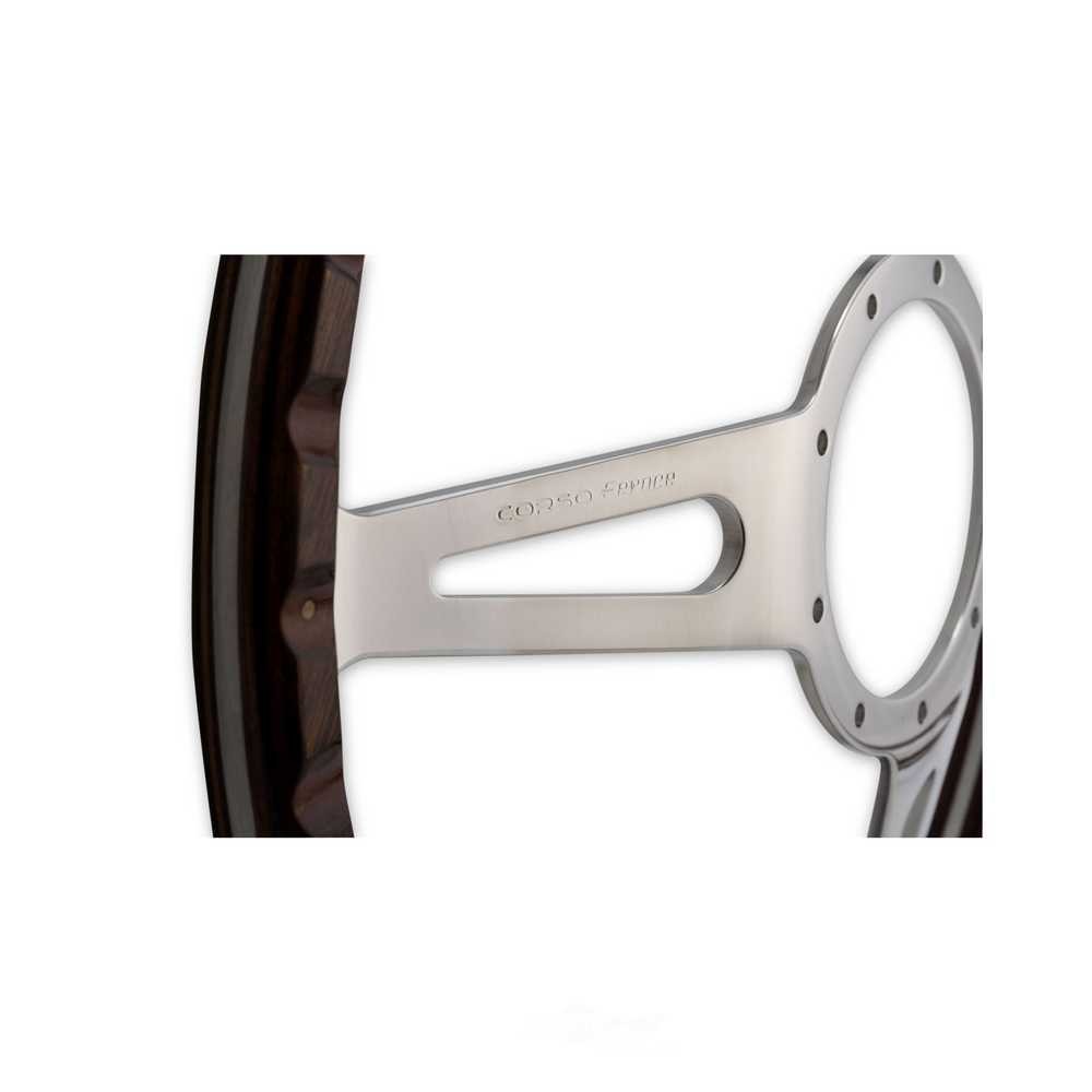 Scott Drake Style Genuine Wood & Aluminum 15" 9 Hole Steering Wheel S1MS-3600-WG fits 1965-1973 Ford Mustang Shelby Cobra