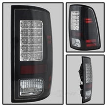Load image into Gallery viewer, Spyder Auto (Spyder) LED Tail Lights - Black 5077530 fits 2013-2018 Ram 1500 / 2013-2018 Ram 2500 / 2013-2018 Ram 3500