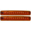 Load image into Gallery viewer, Pacer Performance 12 Diode Single Row LED Light Amber, Pair 20-705