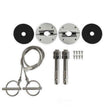 Load image into Gallery viewer, Scott Drake Hood Pin Kit Billet Aluminum S1MS-16892-K fits 1964-1973 Ford Mustang
