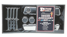 Load image into Gallery viewer, Trans-Dapt Performance Engine Dress-Up Kit; SHORT Valve Covers- CHROME 3048 fits 1962-1968 1975-1985 Ford Bronco / COUNTRY SEDAN / COUNTRY Squire / Custom / Custom 500 / E-100 Econoline / E-100 Econoline Club WAGON / E-150 Econoline