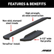 Load image into Gallery viewer, ARIES RidgeStep 6-1/2" x 96", 36" Black Steel Running Boards (No Brackets) C3696 fits 1999-2014 Ford E-150 / 1999-2014 Ford E-250 / 1999-2014 Ford E-350 Super Duty