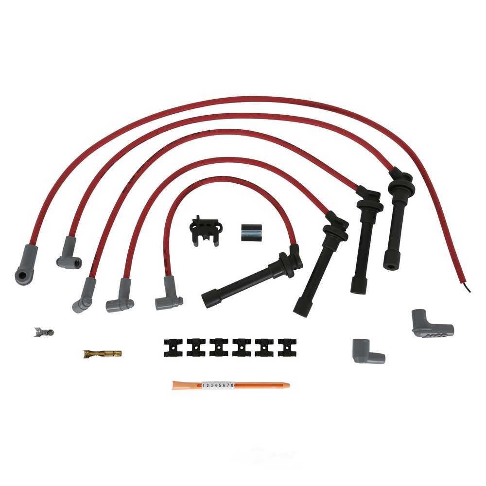 MSD Conductor Spark Plug Wire Set, w/Tower Cap 35359 fits 1992-2000 Honda Civic EX / 1992-1995 Honda Civic Si / 1993-2000 Honda Civic EX / 1996-1998 Honda Civic Si 1.6L