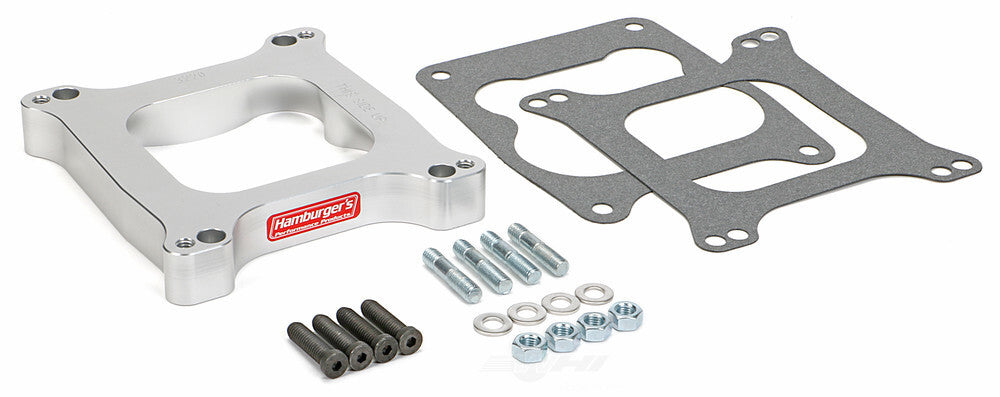 Hamburger's Performance CARBURETOR ADAPTER; Billet Aluminum- 1 in. HOLLEY/ AFB to QUADRAJET 3220