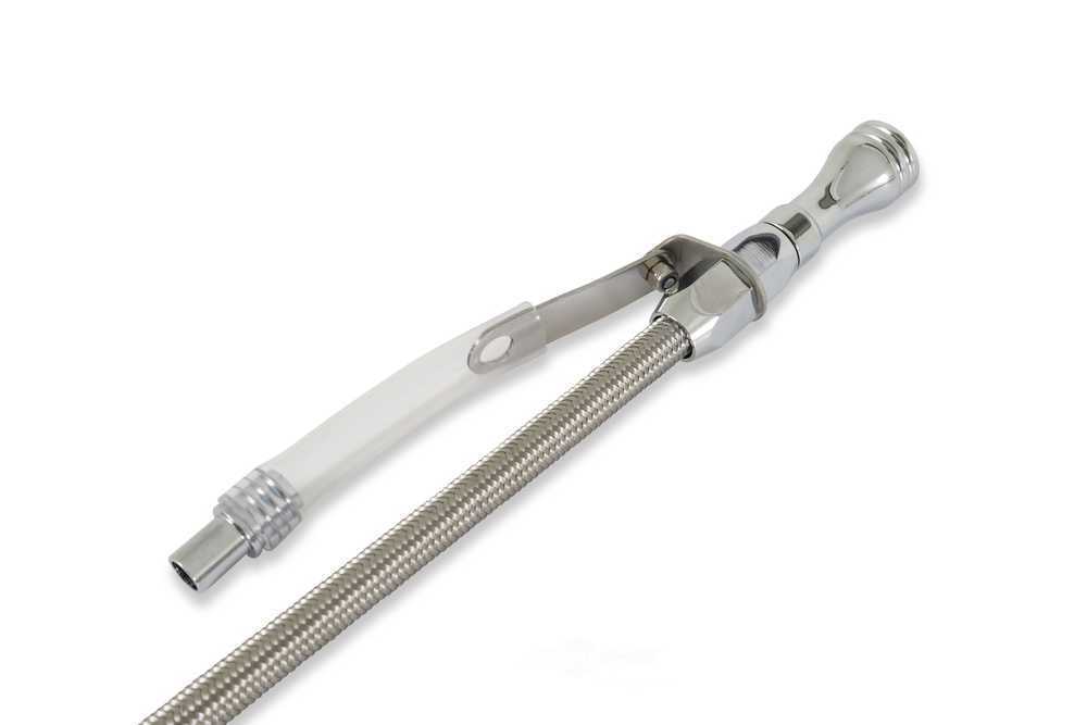 Mr Gasket Engine Oil Dipstick & Tube - Braided Stainless Steel 9705G fits 1980-1985 Buick / Cadillac / Checker
