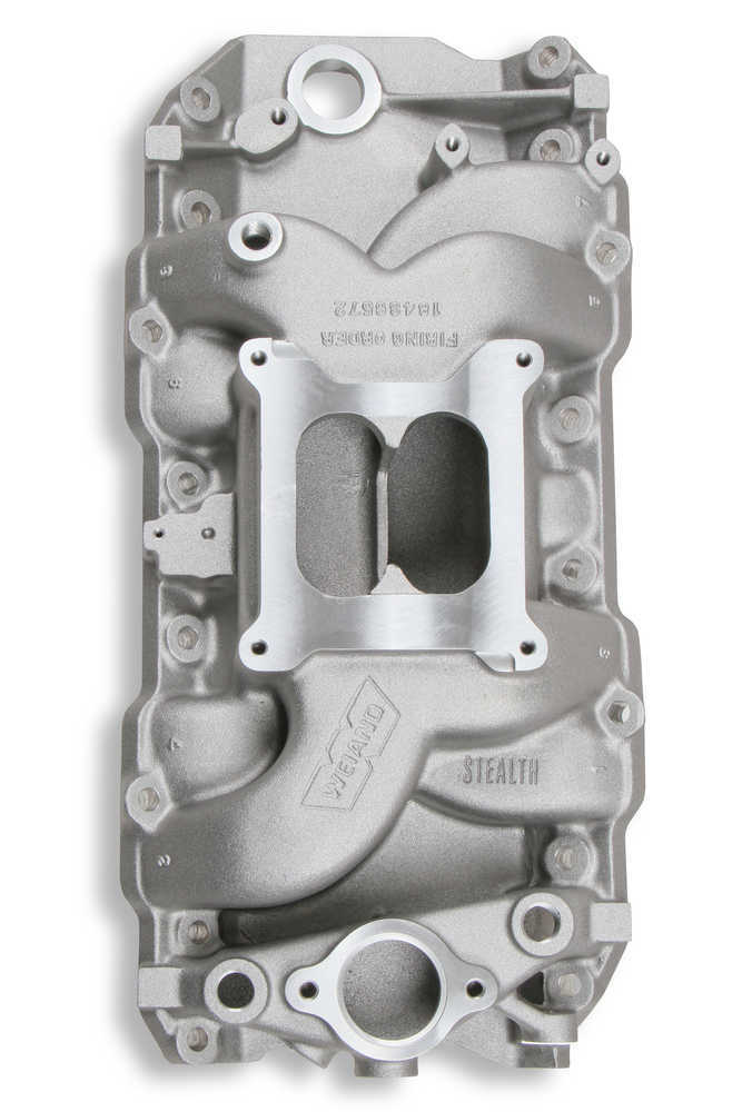 Weiand Stealth™ Intake Manifold with Performance Oval Port Heads 8019 fits 1963-1979 Chevrolet / GMC 396CI / 502CI