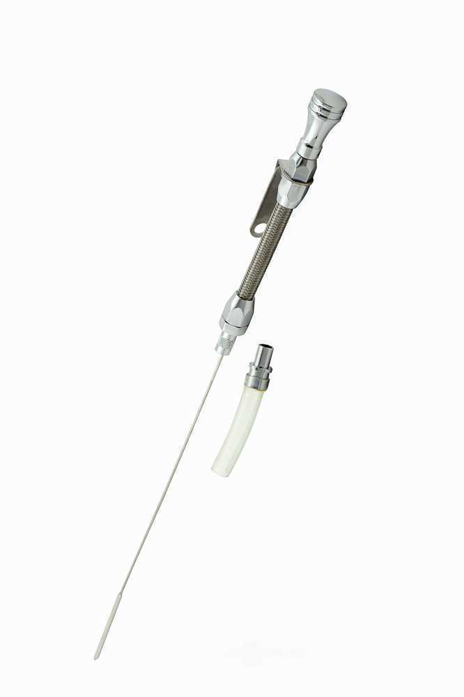 Mr Gasket Engine Oil Dipstick & Tube - Braided Stainless Steel 9706G fits 1955-1979 Buick / Checker / Chevrolet