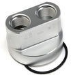 Load image into Gallery viewer, Hamburger's Performance SPIN-ON Bypass; MOPAR; 3/4 in.-16 Threads; -12AN Ports- Billet Aluminum 3320 fits Ford