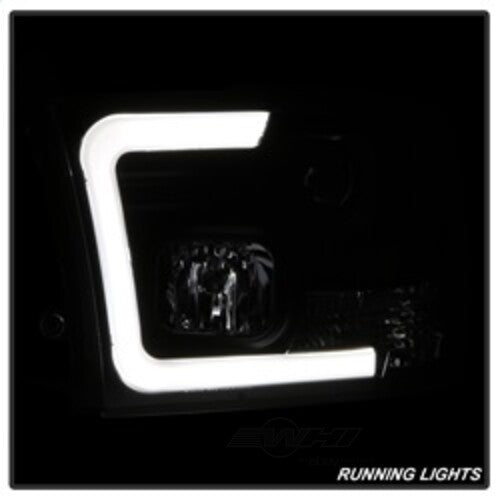 Spyder Auto (Spyder Signature) Projector Headlights - Version 2 - Light Bar DRL - Black 5084811 fits 2009-2010 Dodge Ram 1500 / 2009-2010 Dodge Ram 2500 / 2009-2010 Dodge Ram 3500 / 2011-2018 Ram 1500 / 2011-2016 Ram 2500 / 2011-2016 Ram 3500