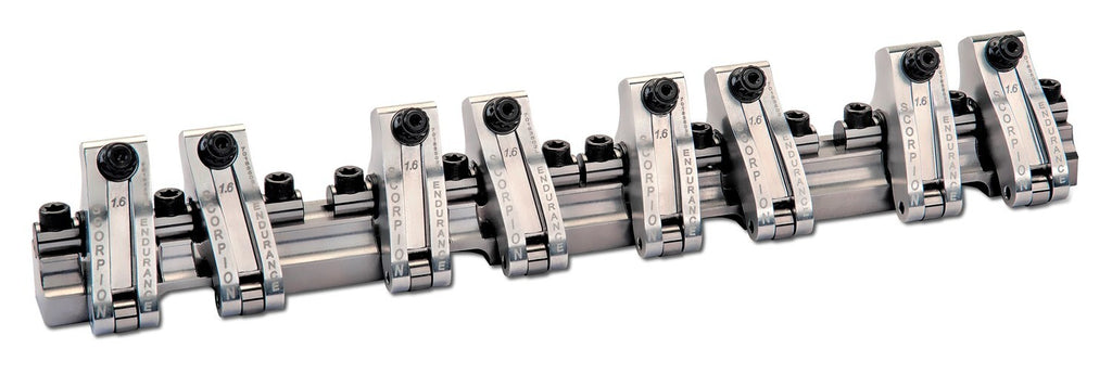 Scorpion Racing Products 1.5 23 Degree Head Shaft Mount Blue Endurance Set of 16 3500 fits Chevrolet Small Block