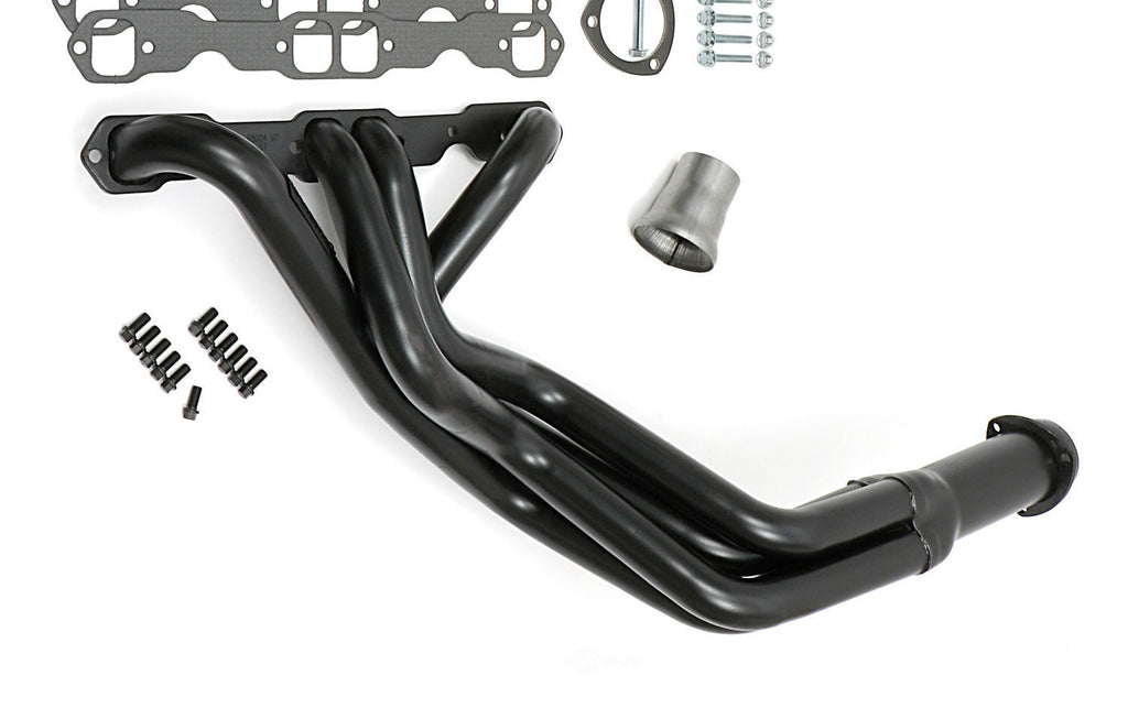 Hedman Hedders Standard Uncoated Headers; 1-3/4 in. Tube Dia.; 3 in. Coll.; FULL LENGTH Design 65004 fits 1957 Chevrolet Bel Air / One-Fifty Series / Two-Ten Series