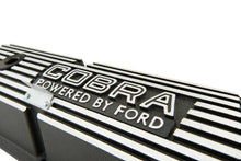 Load image into Gallery viewer, Scott Drake Valve Cover Powered by Outline Logo Black 6A582-C fits 1964-1973 Ford Mustang Cobra