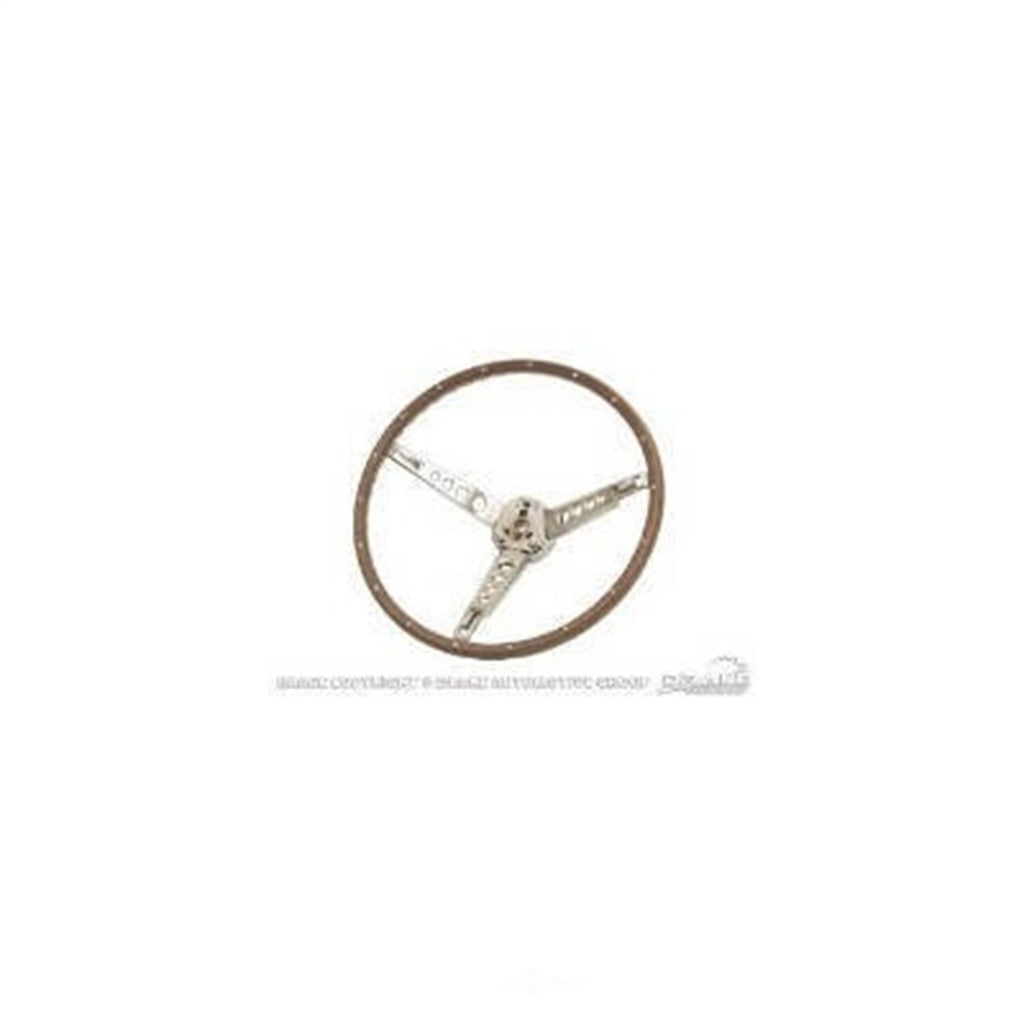 Scott Drake Deluxe Steering Wheel Assembly (Woodgrain) C5ZZ-3600-NK fits 1965-1966 Ford Mustang Deluxe