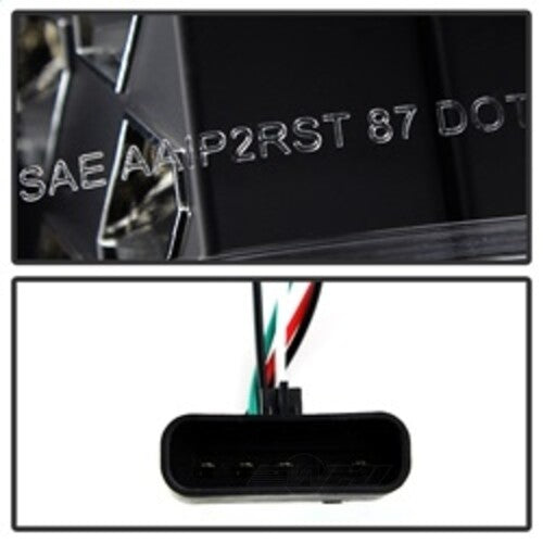 Spyder Auto (Spyder) LED Tail Lights - Black 5001351