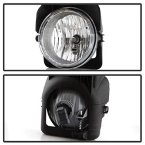 Spyder Auto (Spyder) OEM Fog Lights wo/switch - Clear 5020857 fits 2003-2006 GMC Sierra 1500 / 2003-2004 GMC Sierra 2500 / 2003-2006 GMC Sierra 2500 Hd / 2003-2006 GMC Sierra 3500