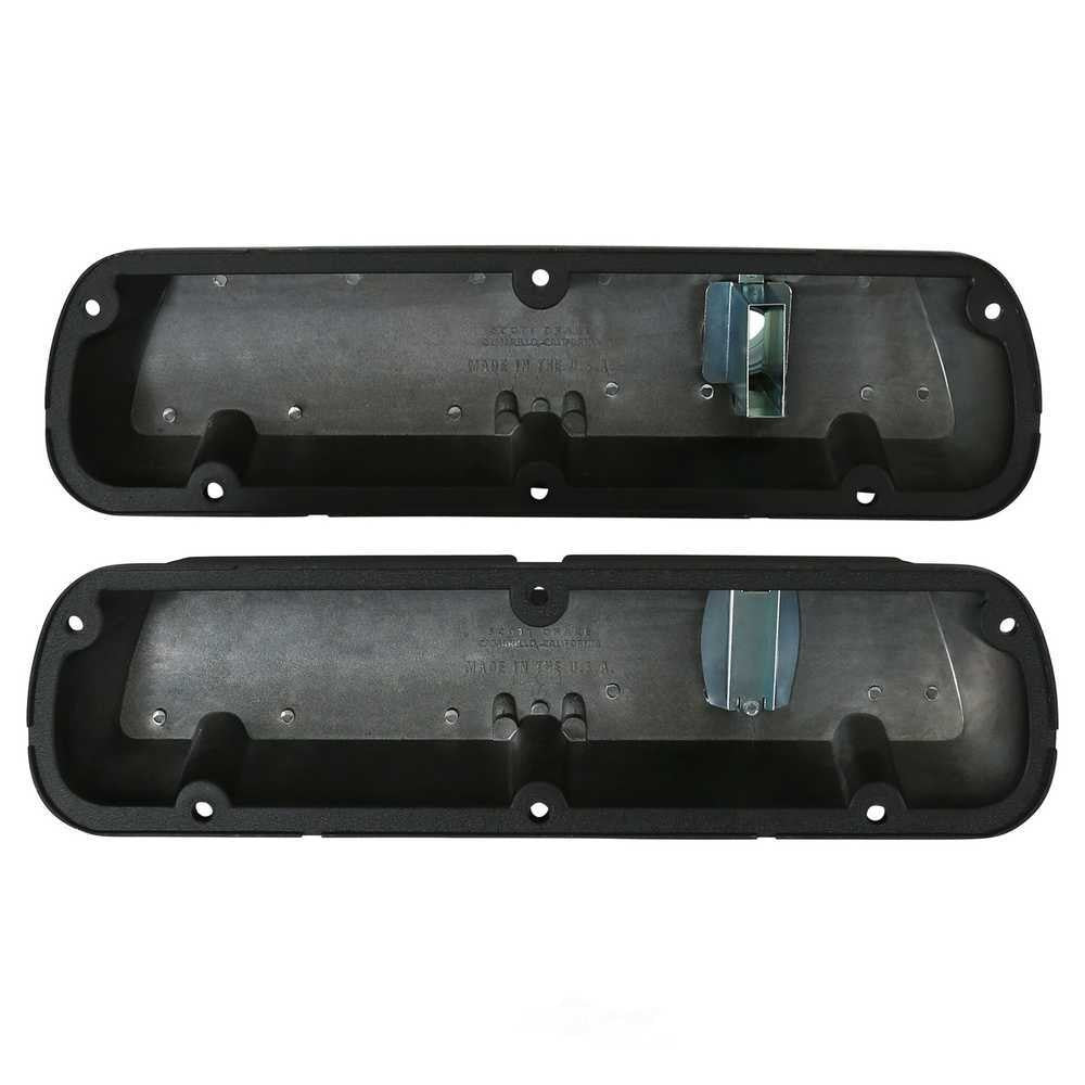 Scott Drake Aluminum Valve Covers Black Powder Coat 6A582-289 fits 1964-1968 Ford Mustang 289