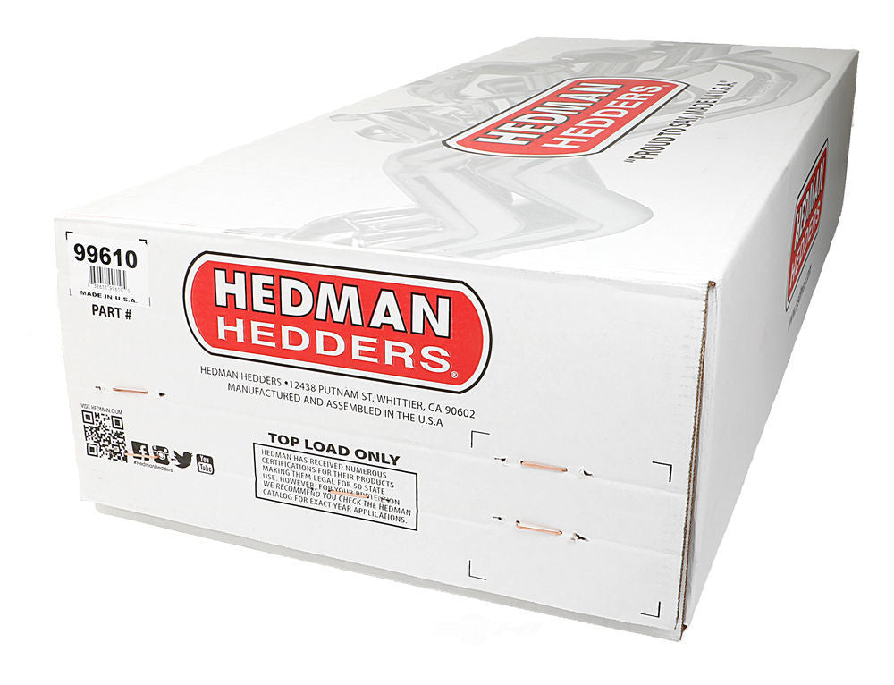 Hedman Hedders Standard Uncoated Headers 1-1/2 in. Tube Dia. 2-1/2 in. Coll. 6-into-1 Design 99610 fits 1972-1983 Jeep CJ5 / 1972-1975 Jeep CJ6 / 1976-1986 Jeep CJ7