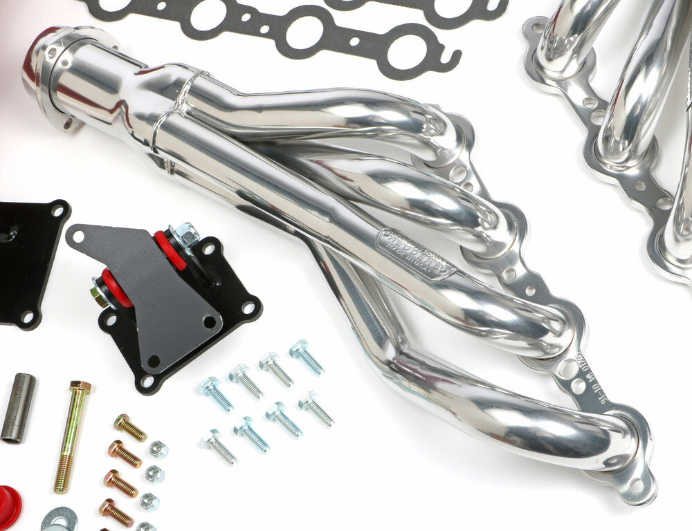 Trans-Dapt Performance SWAP IN A BOX KIT Into Auto Trans- HTC Headers 42052 fits 1973 1974 Chevrolet C10 Pickup / 1973 1974 Chevrolet C10 Suburban / 1973 1974 Chevrolet C20 Pickup / 1973 1974 Chevrolet C20 Suburban / 1973 1974 GMC C15/c1500 Pickup
