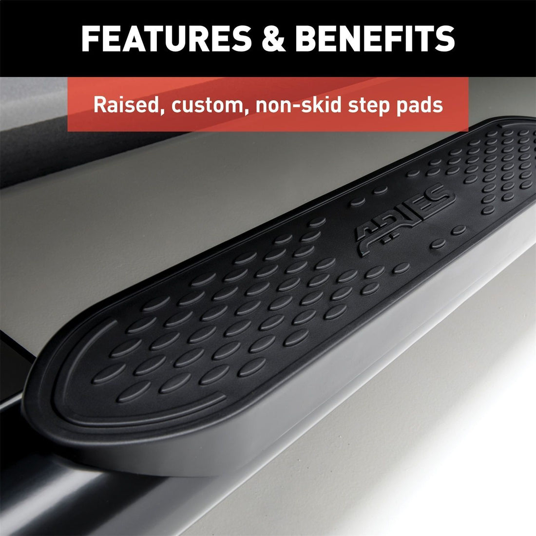 ARIES S222009 4-Inch Oval Black Steel Nerf Bars S222009 fits Toyota Tacoma
