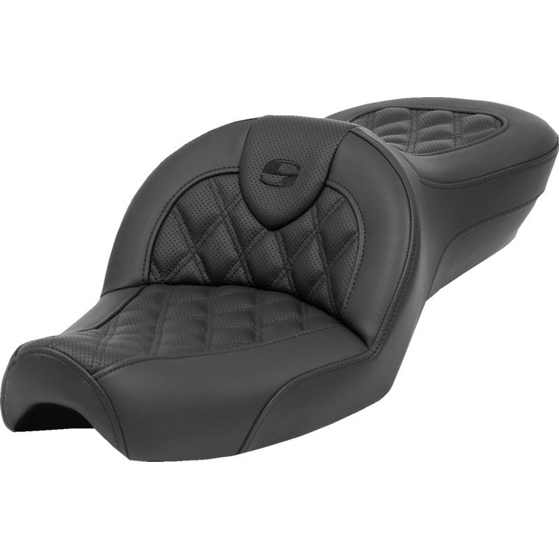Saddlemen Roadsofa™ Seat - without Backrest - Lattice Stitch 879-03-182 fits 1979-2003 Harley-Davidson XL
