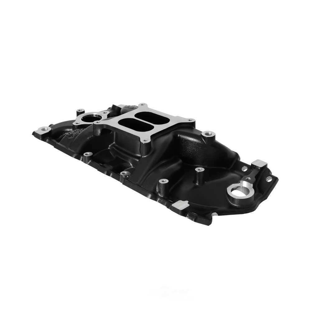 Weiand Street Intake - Black Ceramic 8120BK fits 1955-1979 Chevrolet / GMC Small Block V8