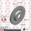 Load image into Gallery viewer, Zimmermann Coated Brake Disc 3675 fits 2007-2014 Mercedes-Benz CL600 / 2007-2013 Mercedes-Benz S600 / 2004-2009 Mercedes-Benz SL600