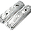 Load image into Gallery viewer, Trans-Dapt Performance Traditional Design Valve Covers; Short; Chrome 9702 fits 1987-1999 Chevrolet Blazer, C1500, C1500 Suburban, C2500, C2500 Suburban, C3500, K1500, K1500 Suburban 5.0-5.7l