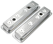 Load image into Gallery viewer, Trans-Dapt Performance Traditional Design Valve Covers; Short; Chrome 9702 fits 1987-1999 Chevrolet Blazer / C1500 / C1500 Suburban / C2500 / C2500 Suburban / C3500 / K1500 / K1500 Suburban 5.0-5.7l