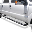 Load image into Gallery viewer, Big Country 3" Round Wheel-to-Wheel Side Steps - Complete Kit with Brackets - Black, Semi-Gloss 373021 fits 2007 Chevrolet Silverado 1500 / 2007 GMC Sierra 1500