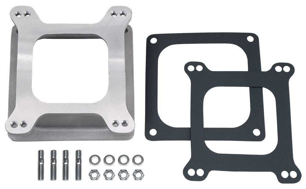 Trans-Dapt Performance 2-1/8 in., 4BBL Holley/AFB to Holley Dom. 4500 Mani Carb Adapter-Cast Aluminum 2381