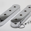 Load image into Gallery viewer, Hamburger's Performance Fab. Aluminum Valve Covers; No Bracket Mounting Holes-CHROME 1124 fits GM LS Series