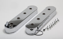Load image into Gallery viewer, Hamburger's Performance Fab. Aluminum Valve Covers; No Bracket Mounting Holes-CHROME 1124 fits GM LS Series