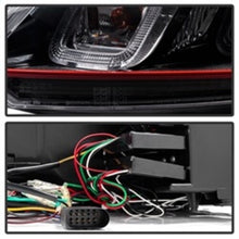 Load image into Gallery viewer, Spyder Auto (Spyder Signature) Projector Headlights - Version 3 - Dual U DRL - Black 5082046
