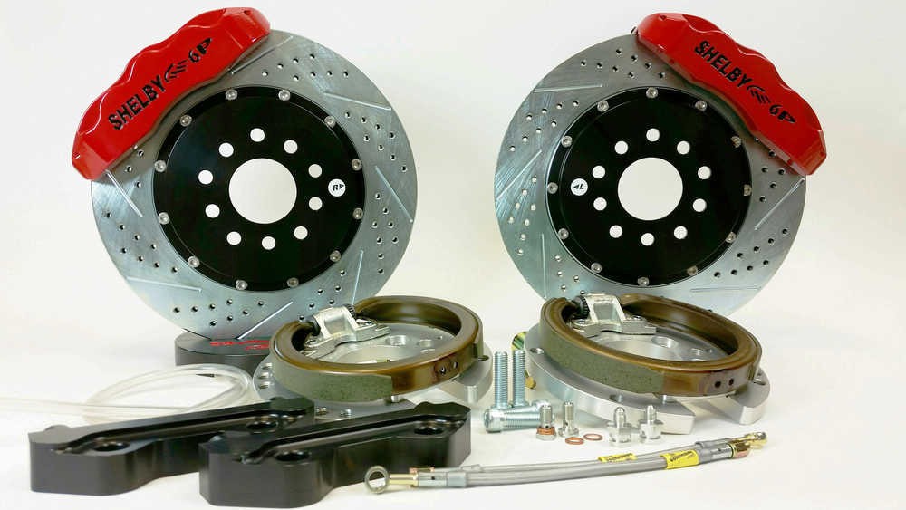 Baer Brake Systems Brake Components Extreme+ Brake System Rear Pro+ RRS w park 4262237R fits 2005-2014 Ford Mustang