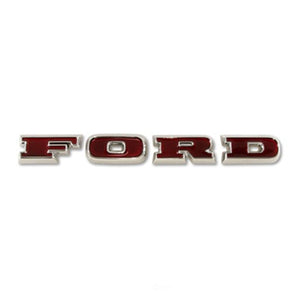 Scott Drake Grill Letters Chrome with Red Inlay C7TZ-8316-S fits 1967-1977 Ford Bronco