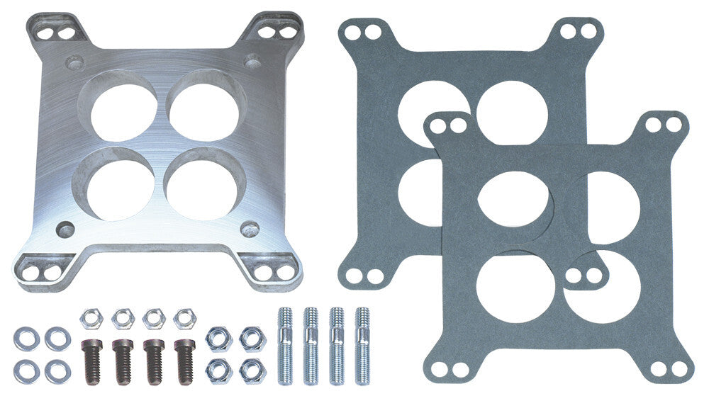 Trans-Dapt Performance Large Plenum 4BBL Carburetor to Small Plenum 4BBL Manifold Adapter-Cast Aluminum 2064