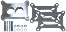 Load image into Gallery viewer, Trans-Dapt Performance 1 in. Tall, HOLLEY 2BBL SPACER -Ported- CAST ALUMINUM Carburetor Spacer 2137