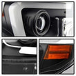 Load image into Gallery viewer, Spyder Auto (Spyder Signature) Projector Headlights - Light Bar DRL - Black 5080158 fits 2014-2018 Toyota Tundra