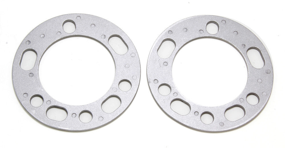 Trans-Dapt Performance 6 Lug Disc Brake Spacers; 5-1/2 in. Bolt Circle Diameter; 1/4 in. Thick (Pr) 7107